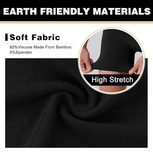 BAMBOO COOL Men's Ultra ComfortSoft Underwear, Moisture Wicking & Breathable No Ride Up Boxer Briefs with Fly, Multipack thumbnail 5