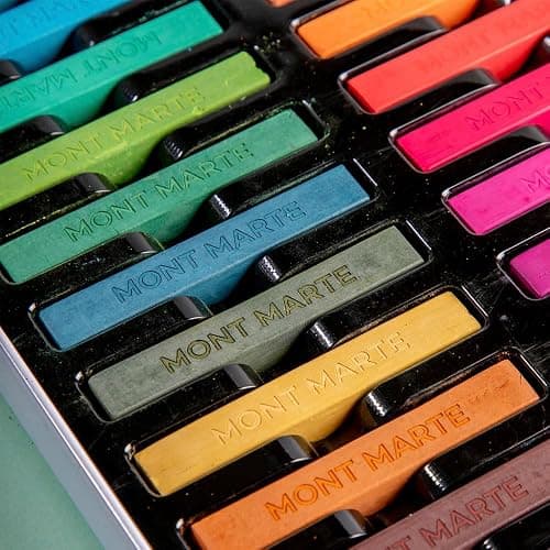 Mont Marte Soft Pastels Signature 72pc, Set of 72 Assorted Colored Pastel Sticks, Vibrant and Blendable, Ideal for Art, Craft, Drawing, Sketching thumbnail 4