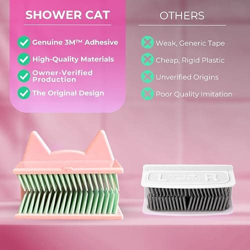 Hair Catcher Shower Wall, Hair Trap - Hair Collector for Shower, Silicone Hair Catchers for Shower, Drain Protector and Bathtub (Pink) thumbnail 4