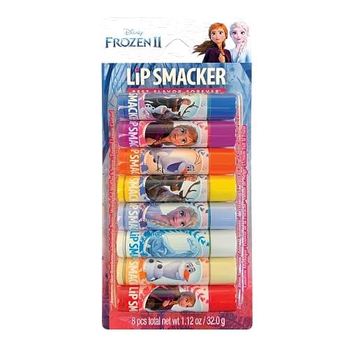 Lip Smacker Disney Frozen 2 Flavored Lip Balm Party Pack 8 Count, Clear, For Kids thumbnail 2