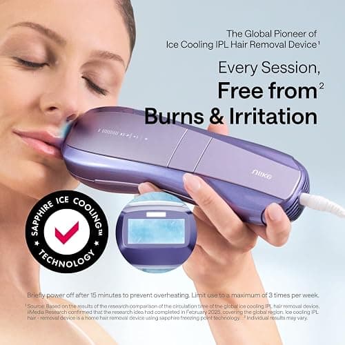 Ulike Laser Hair Removal Device Air 10 Ipl Gift for Women and Men, Ice Cool and Permanent Hair Reduction for Nearly Painless, Dual Lights, Skin Sensor & USHR Mode Hair Removal in 10mins from Home thumbnail 2