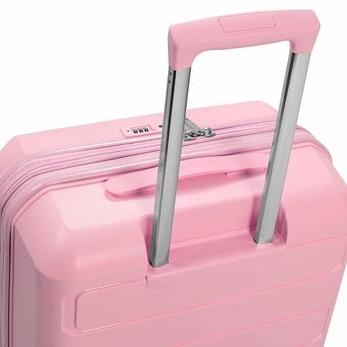 Traveler's Choice Pagosa Indestructible Hardshell Expandable Spinner Luggage, Pink, 26-Inch Medium thumbnail 10