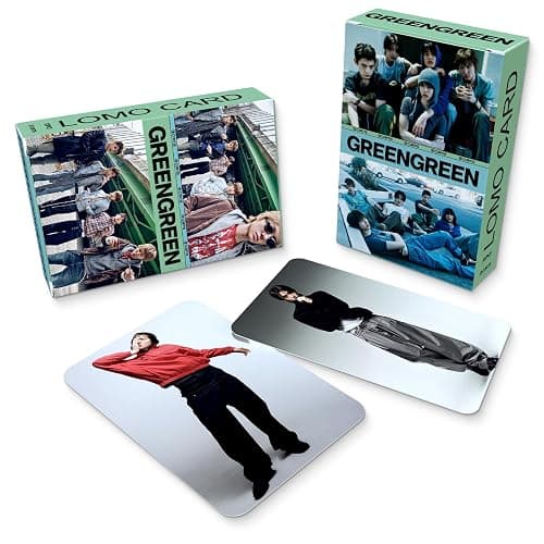 KPOPBTS GREENGREEN Album Photocards, 55 PCS KPOP Merch Cards Lomo Card Set, Gift for COER‌ Boys and Girls thumbnail 4