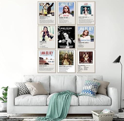 Lana Del Rey Poster, Album Cover Limited Edition Posters, Music Posters, Lana Del Rey Gifts Merch, Christmas Gifts for Music Lovers thumbnail 2