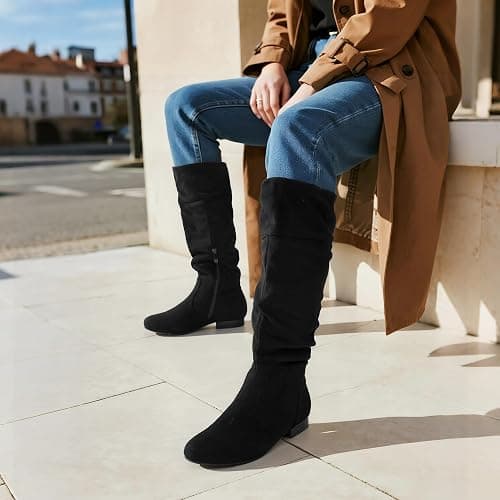 DREAM PAIRS Women's Knee High Pull On Fall Weather Winter Boots thumbnail 3