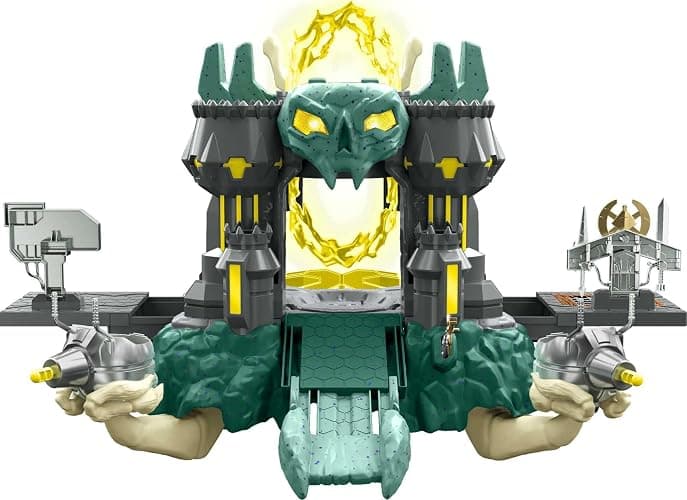 Masters of the Universe and He-Man Playset, MOTU Castle Grayskull with Drawbridge, Lights, 20 Sounds, Blasters thumbnail 4