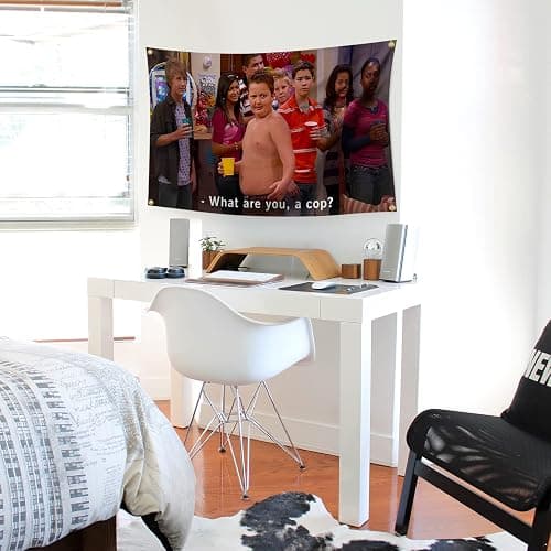 Funny Flag Gibby What are You, A Cop? 3 * 5 Feet With Four Brass Buttonholes For Hanging Suitable For Indoor And Outdoor University Dormitory Party Tapestry thumbnail 7