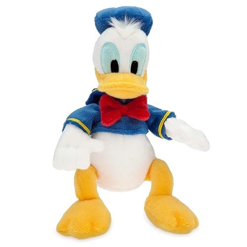 Disney Store Official Mini Bean Bag Plushies - Donald Duck - Cute Stuffed Animal with Detailed Sculpting, Embroidered Features, & Bean Bag Bottom - Plush Toys for Kids thumbnail 2