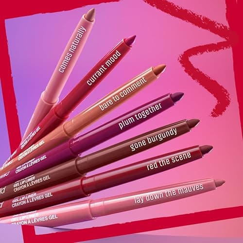 wet n wild Perfect Pout Matte Retractable Gel Lip Liner Pencil, Rich Creamy Long Lasting Color, Well-Defined and Flawless Application, Vegan & Cruelty-Free - Purple Lay Down the Mauves thumbnail 3