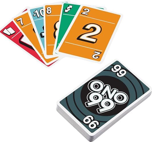 Mattel Games ONO 99 Card Game from the Makers of UNO for Kids, Adults & Families, Add Numbers & Don't Go Over 99 thumbnail 3