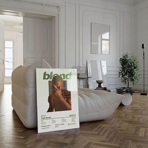 Jefuzh Frank Ocean Posters Blond Poster Music Album Cover Poster for Room Bedroom Aesthetic Home Decor Unframe Wall Art Print Silk Canvas Posters 11x17 in 28x43 cm thumbnail 2