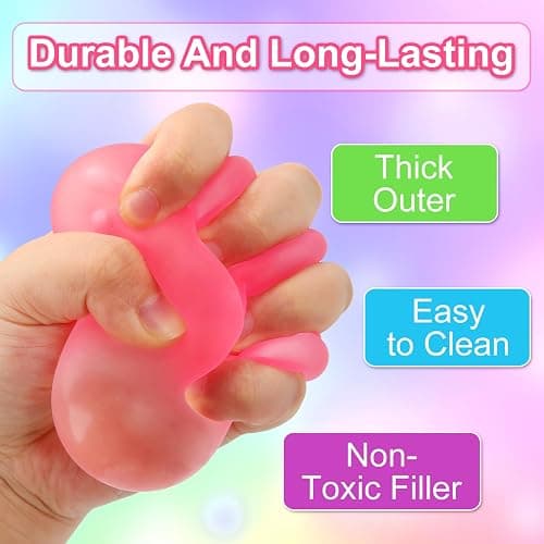 4 Pack Stress Cube Sensory Fidget Toys for Anxiety Stress Relief, Slow Rising Fidget Cube Squeeze Toys, Squishy Cube Filled with Thick Substance, Ice Cube Stress Balls for Adults Kids thumbnail 3