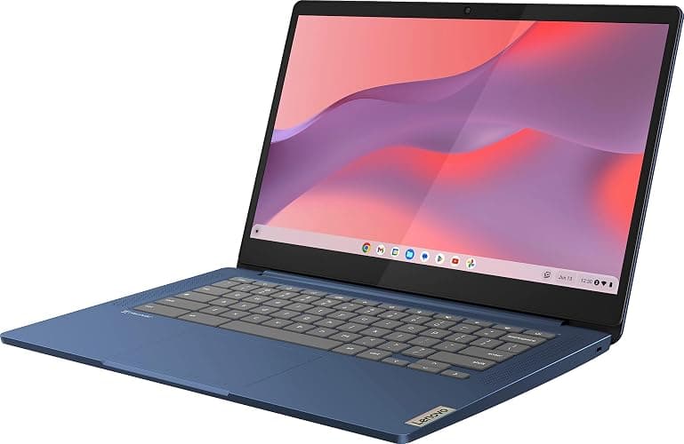 Lenovo Flagship Chromebook, 14'' FHD Touchscreen Slim Thin Light Laptop Computer, 8-Core MediaTek Kompanio 520 Processor, 4GB RAM, 64GB eMMC, WiFi 6,Chrome OS, Abyss Blue thumbnail 2