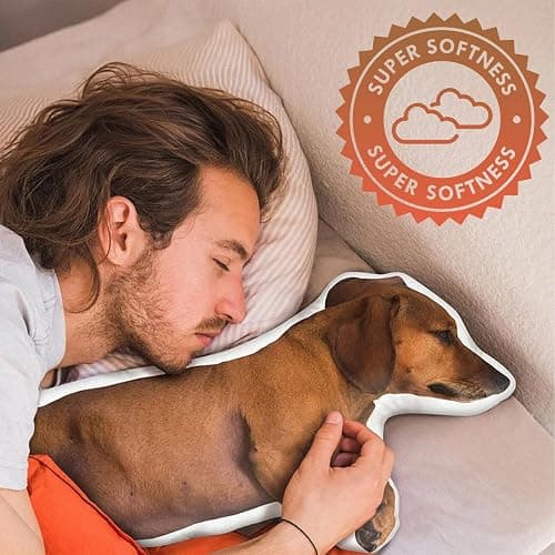 UNIGIFT Custom Funny Pillow for Men Women, Personalized Pet Face Pillow, Customized White Elephant Gifts for Adults, Fun Gag Gift with Picture, Photo Christmas Funny Gifts (Insert Included) thumbnail 6
