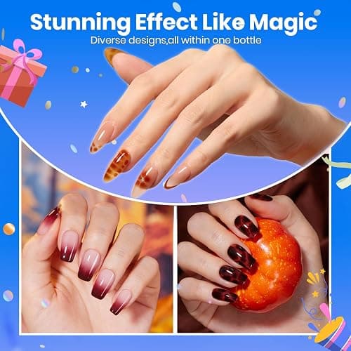 Beetles Blooming Gel 15ml Clear Uv Led Blossom Gel Polish for Spreading Effect Marble Natural Stone Watercolor Floral Print Soak off Diy Nail Art Design Manicure Gift for Women - 0-0-Blooming Nail Gel thumbnail 2