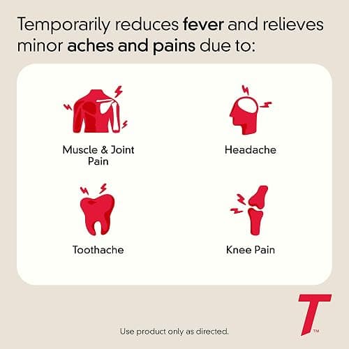 Tylenol Extra Strength 500 mg Acetaminophen Caplets, Pain Reliever & Fever Reducer, Acetaminophen for Minor Arthritis Pain, Headache, Backache & Toothache, 50 Ct thumbnail 4
