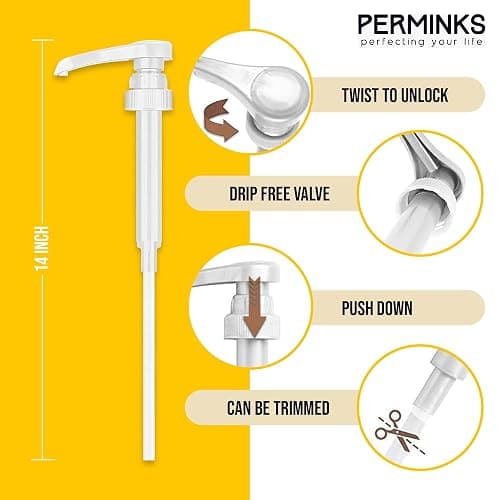 Syrup Pumps Compatible with Torani and Davinci Bottles (25.4 oz-750ml (Set of 2, White) thumbnail 3
