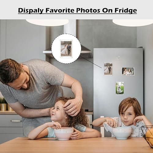 Gift for Boyfriend Husband Girlfriend Car Decorations Interior Picture Holder, Car Visor Photo Clip Magnetic Frame Valentine's Day Personalized Photo Gifts Cute Car Decor Accessories 3.5 x 2.4 inch (1 PC) thumbnail 6