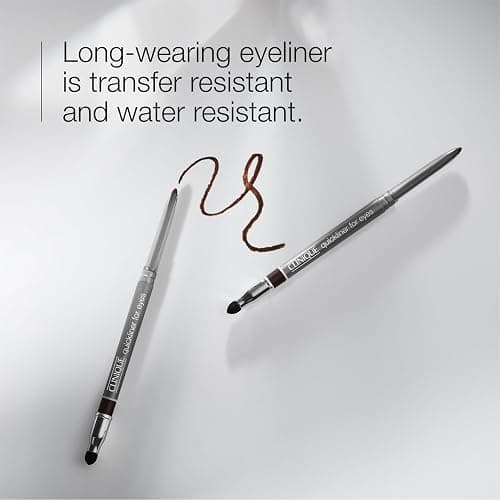 Clinique Quickliner For Eyes | Water Resistant, Smudge Resistant + Safe For Sensitive Eyes - AK Really Black thumbnail 2