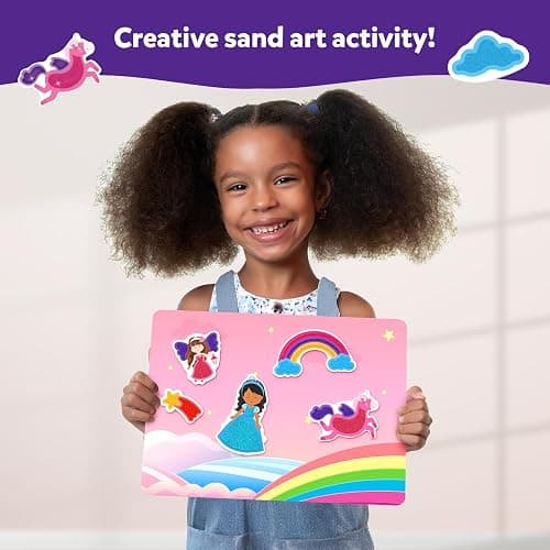 Skillmatics Sand Art Activity - Mess-Controlled DIY Unicorn & Princess Craft Kit with 50+ Colorful Stickers, Creative & Fun Hands-On Activity, Christmas Gifts for Ages 4, 5, 6, 7, 8, 9, 10 thumbnail 8