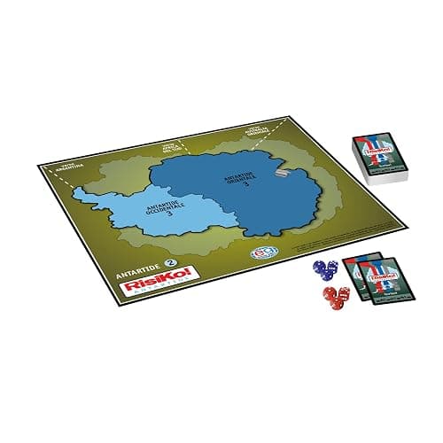 EDITRICE GIOCHI, Risiko! Antartide, Gioco di Strategia, 2 Giochi in Scatola in 1 per Sfide tra Amici e in Famiglia, Giochi da Tavolo per Adulti e Bambini, Espansione di Risiko e Gioco Singolo, 8+ Anni | 42 Territori, Due Modalità Di Gioco, Espansione Del Gioco Originale, Settimo Continente, Pensiero Logico thumbnail 4