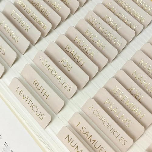 Laminated Bible Tabs for Women and Men,Bible Study Tabs,Bible Study Journaling Supplies,Bible Book Index Tabs thumbnail 2