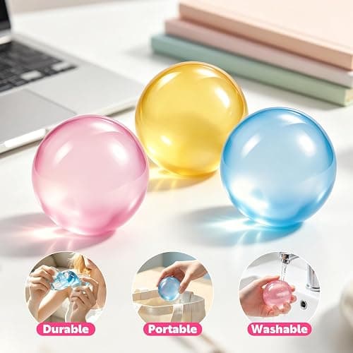 3Pcs Coconut Oil Squishy,Coconut Oil Stress Ball Slow Rising Stress Relief Toys for Anxiety and Relaxation for Adults and Kids thumbnail 4