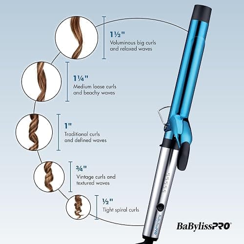 BaBylissPRO Nano Titanium Professional Curling Iron with Extended Barrel Perfect for Longer Hair thumbnail 7