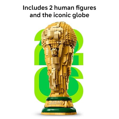 Editions FIFA World Cup Official Trophy Building Set, W/World Cup 2026 Minifigure - Gift for Birthdays - 43020 thumbnail 3