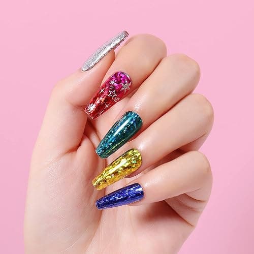 AIMEILI Nail Foil Glue Gel for Foil Stickers - 2 x 15ml LED Lamp Required thumbnail 6