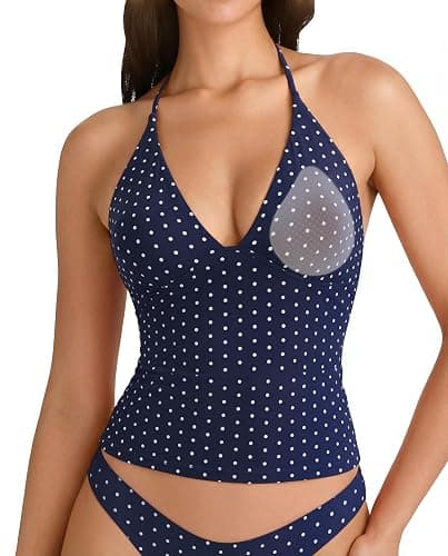 SUUKSESS Women Double Lined Halter Tank Top Summer Padded Going Out Tops Sleeveless Basic Shirts thumbnail 2