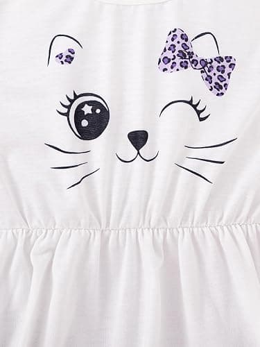 Girls Dresses Toddler Girls Dress 3-Pack Casual Party Print Skater A-line Dress Sundress thumbnail 4