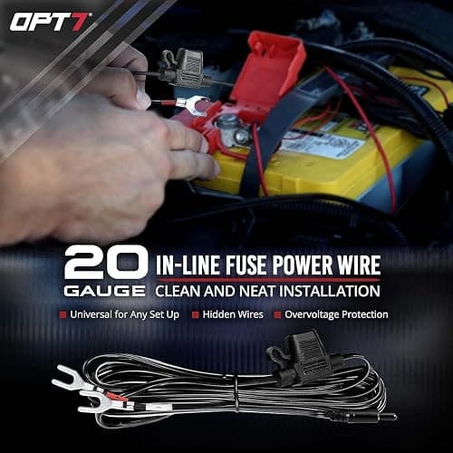 OPT7 Aura Pro Underglow LED Lights Kit for Car with APP & Remote Control, RGB Multicolor Modes, Music Sync, Waterproof Rigid Aluminum Light Bar, Exterior Neon Accent Underbody Lighting Kit thumbnail 7