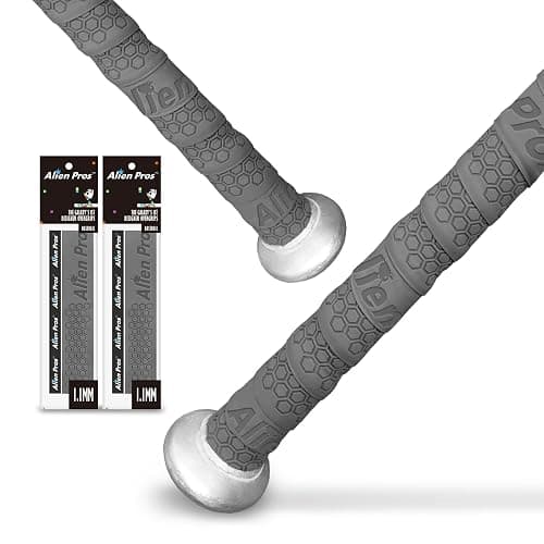 ALIEN PROS Bat Grip Tape for Baseball (2 Grips/4 Grips) – 1.1 mm Precut and Pro Feel Bat Tape – Replacement for Old Baseball bat Grip – Wrap Your Bat for an Epic Home Run (2 Grips/4 Grips) - Image 1
