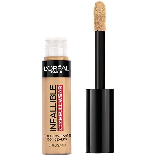 L'Oreal Paris Makeup Infallible Full Wear Waterproof Matte Concealer, Full Coverage, Cashew, 0.33 fl. oz. - Image 1