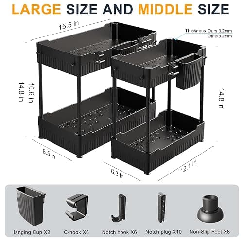 Under Sink Organizer (2PACK) thumbnail 2