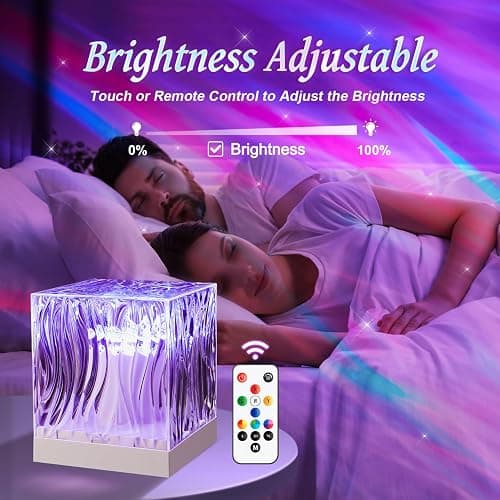 Valentine's Day Northern Lights Projector Gifts for Her, 18 Colors Sensory Lights Night Light Remote Timer Galaxy Light, Soothing-for-Sleep Mood Lighting, Galaxy Projector, Led Lights for Bedroom thumbnail 3