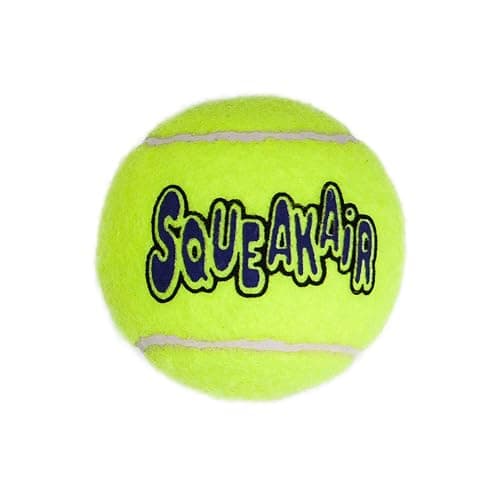 KONG - Squeakair Ball - Dog Toy Premium Squeak Tennis Ball, Gentle on Teeth (Small (6 Pack)) thumbnail 6