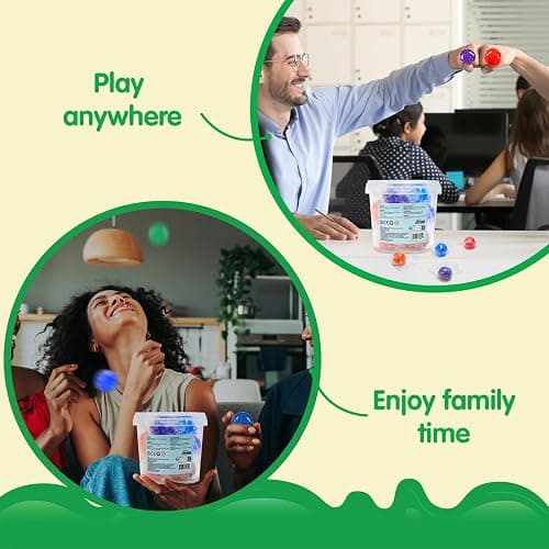 JOYIN Mini Stress Balls, Random 9 Pack Squishy Toys Fidget Balls for Adults, Stress Relief Ball, Relieve Work Anxiety, Exercise Hand Flexibility, Party Favors thumbnail 6