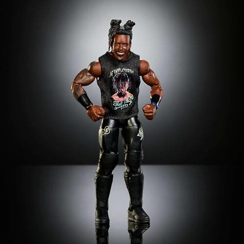 Mattel WWE Elite Jevon Evans Action Figure & Accessories | Series #126 Set, 6-inch Collectible Jevon Evans with 25 Articulation Points & Swappable Hands​​ thumbnail 5