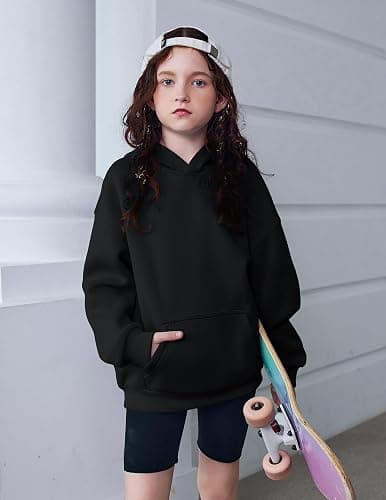 Arshiner Girls Oversized Hoodies Fleece Pullover Sweatshirts Kids Fashion Casual Outfits Fall Winter Clothes thumbnail 2