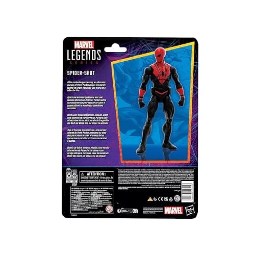 MARVEL Legends Series Spider-Shot, Spider-Man Comics Collectible 6-Inch Action Figure thumbnail 8