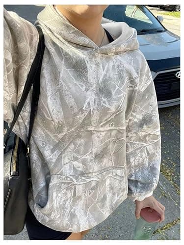 RoseSeek Women's Leopard Print Hoodies Long Sleeve Drawstring Cheetah Hoodies Y2k 90s Hooded Sweatshirt thumbnail 2
