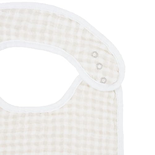 Little Unicorn Muslin Baby Bibs | Adjustable as Baby Grows | Soft Absorbent Muslin Fabric | For Eating, Drooling, Teething (Farmyard) thumbnail 4