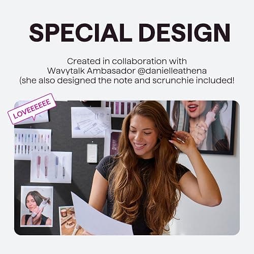Wavytalk Pro Steam Hair Straightener Brush, Steamline Pro 3 in 1 Straightening Brush, Steam Reduces Damage, Nourishes Hair, and Expedites Straightening thumbnail 6