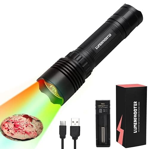 LUMENSHOOTER B2 Blood Tracking Light for Deer, Blood Tracker Flashlight for Hunting, Deer Hunting Accessories for Men - Image 1