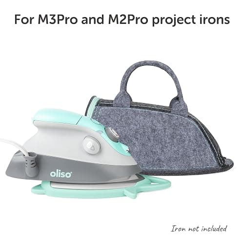 oliso Carry Bag M3Pro and M2Pro mini irons - Fits most mini travel size irons, ideal for travel or storage - Aqua thumbnail 2