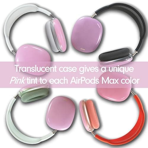 Sonix Protective Case Cover for AirPods Max Headphones | Jelly Series | Jelly Pink thumbnail 2