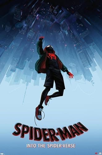Trends International Marvel Spider-Man - Into The Spider-Verse - Falling Wall Poster, 22.375" x 34", Unframed Version - Image 1