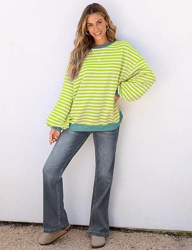 UEU Striped Crewneck thumbnail 4